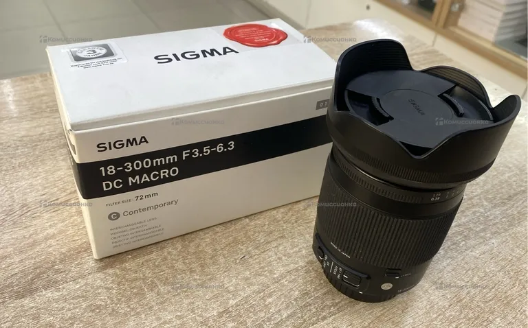 Объектив Sigma 18-300mm F3.5-6.3