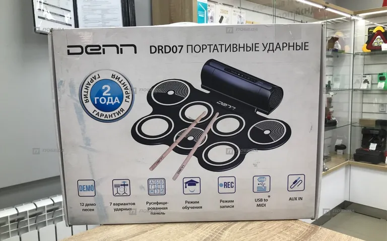 Портативные ударные барабаны Denn DRD07