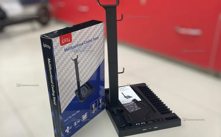 вертикальня подставка с охлаждением PS5