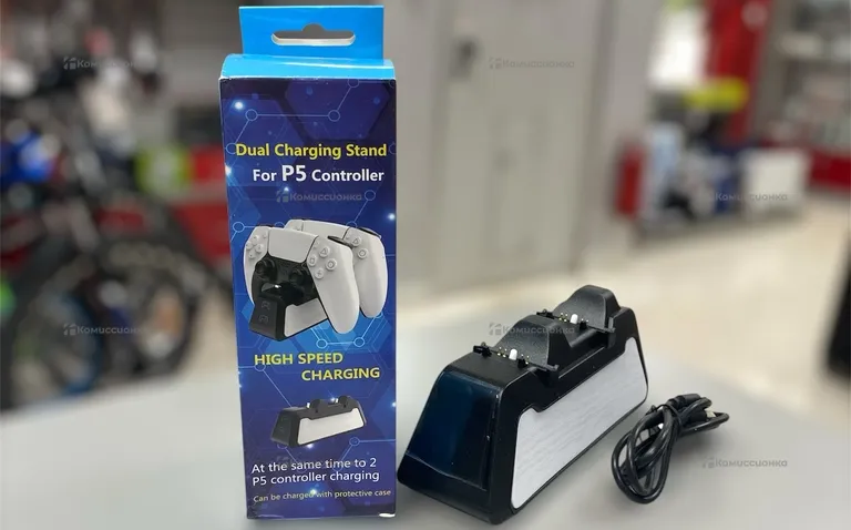 зарядная станция с подсветкой Playstation 5