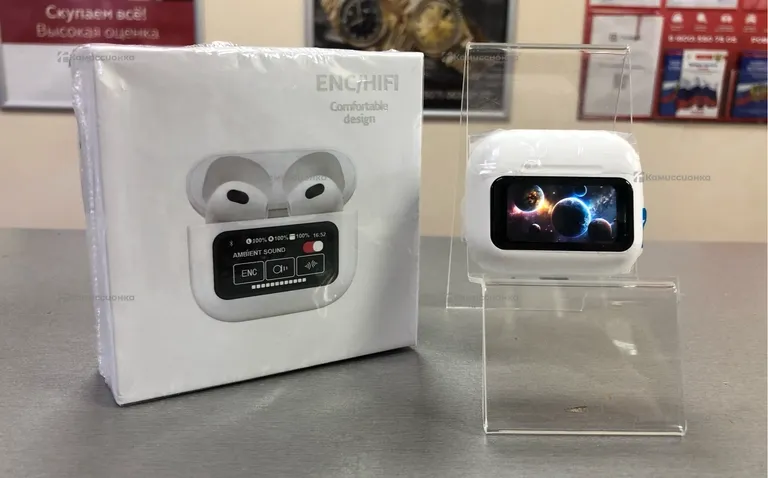 блютуз наушники airpods pro с экраном (Т)
