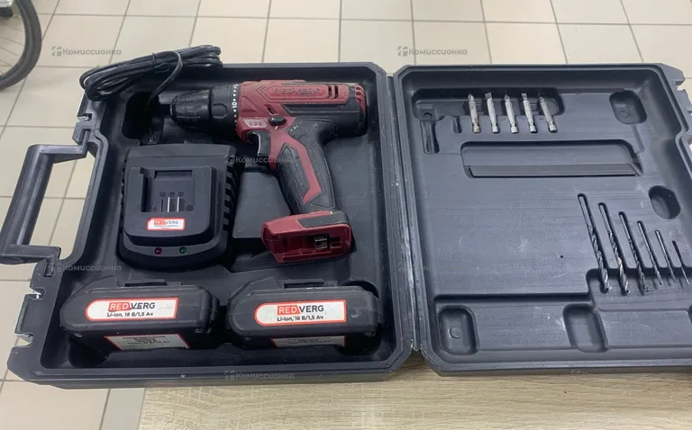 Дрель-шуруповерт RedVerg RD-SD18L/2