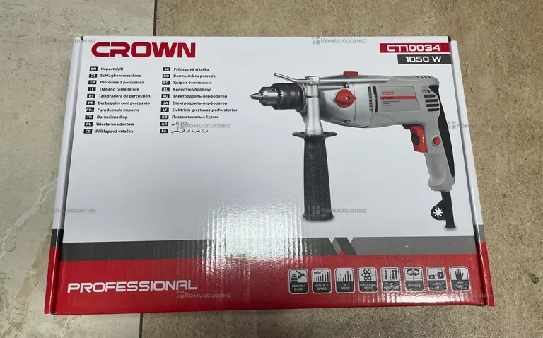 Ударная дрель CROWN CT10050