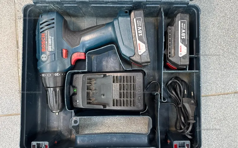 Дрель-шуруповерт Bosch GSR 1800-LI 1.5Ah x2 Case S