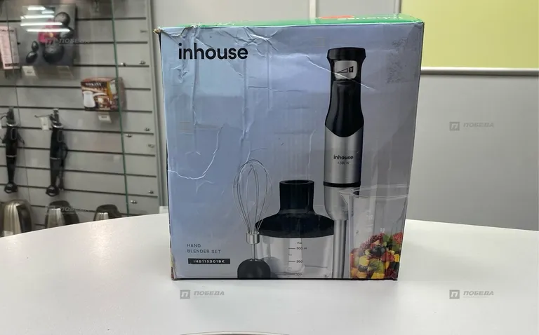 Блендер погружной inhouse IHB115001BK