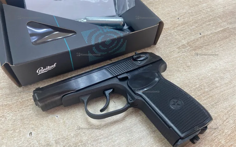 Пистолет пневматический makarov MP-654k(чёрная ру