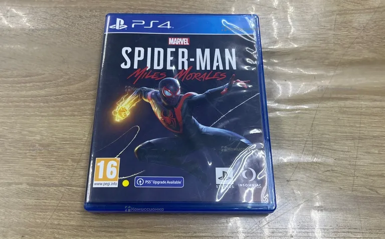 PS4. Диск PS4 spider man miles