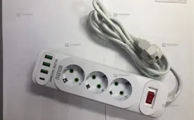 Купить Сетевой фильтр Power Socket 3 розетки *4 б/у , в Самара Цена:690рублей