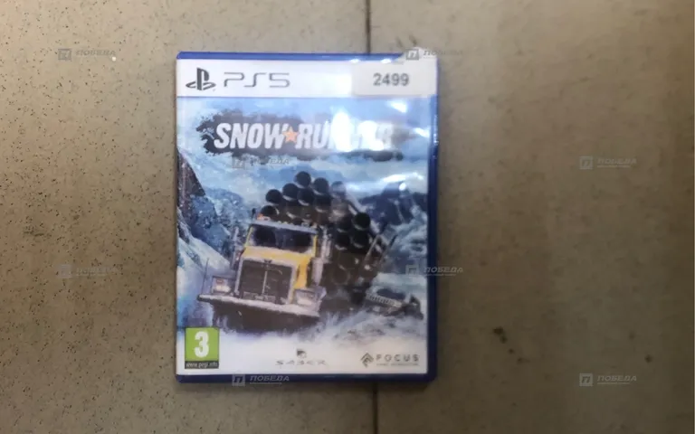 PS4. диск snow runner