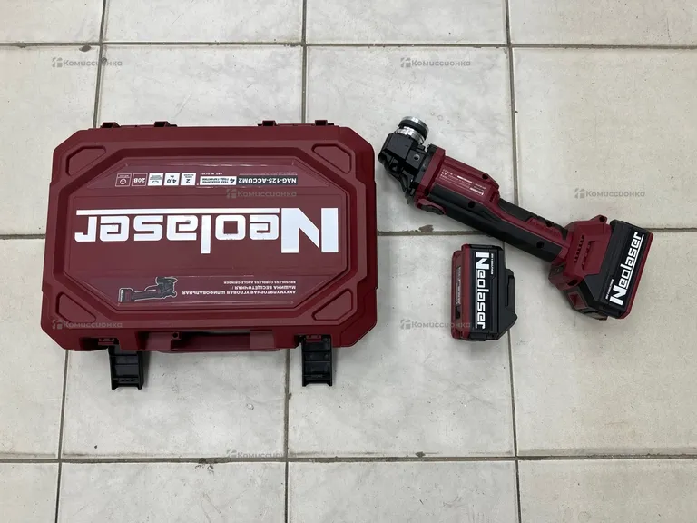 Акамулятроная УШМ  NeoLaser NAG-125-ACCUM2