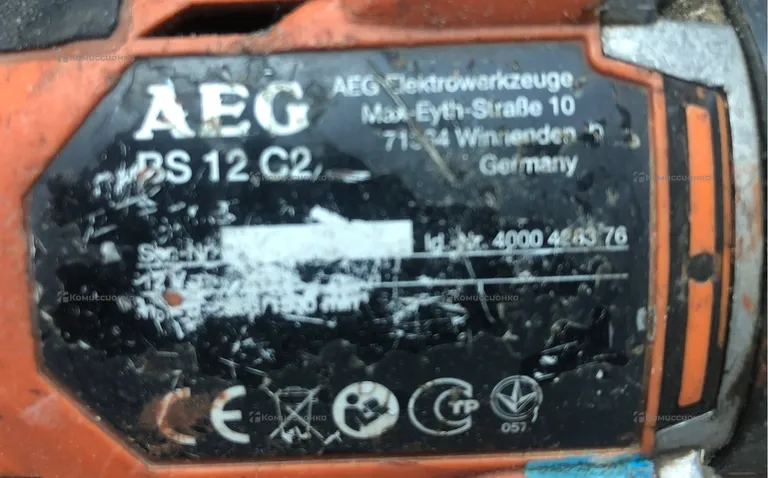 Дрель-шуруповерт AEG BBS 12C2 LI-152B