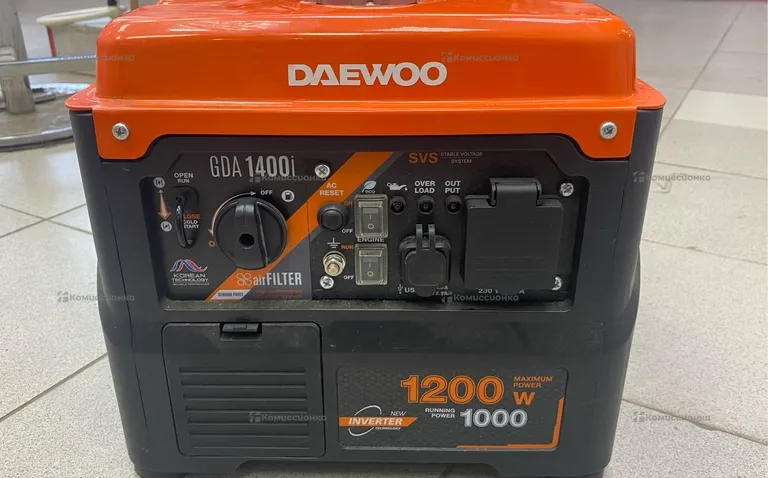 Бензогенератор инверторный DAEWOO DGA 1400i