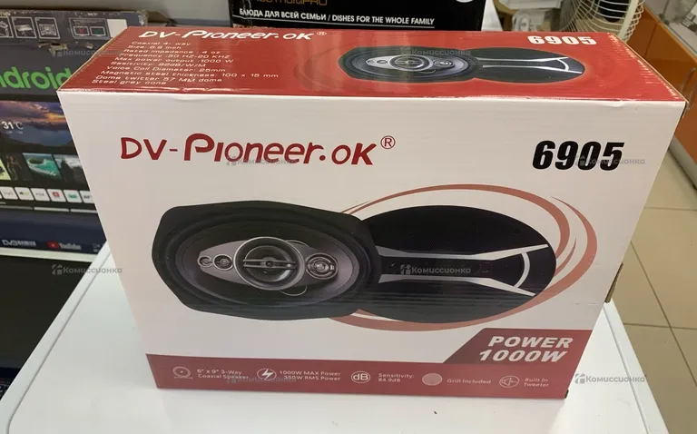 Авто колонки DV-Pioneer.OK 6905