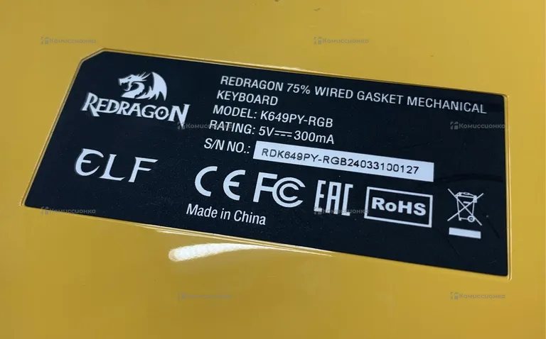 Клавиатура  Radragon K649PY