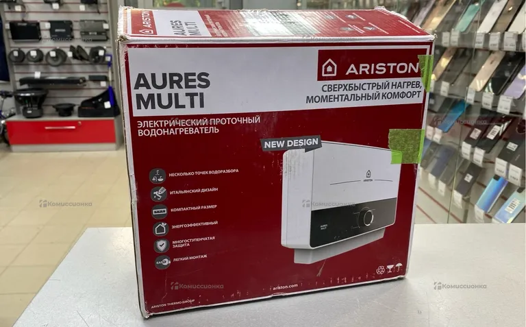 Электрический проточный водонагреватель Ariston