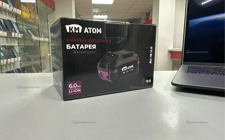 Аккумулятор км атом (BLI-18/6.0) 18В 6Ач Li-Ion