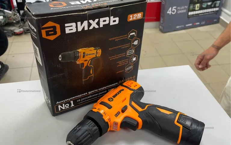 Дрель-шуруповерт ВИХРЬ ДА-12Л-2К