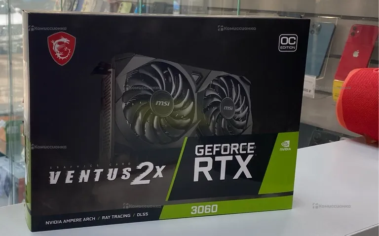 Видеокарта GeForce RTX 3060 ventus 2x 12gb gddr6