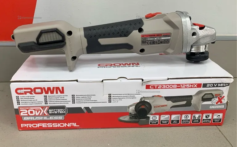 Аккумуляторная УШМ Crown CT23008-115HX