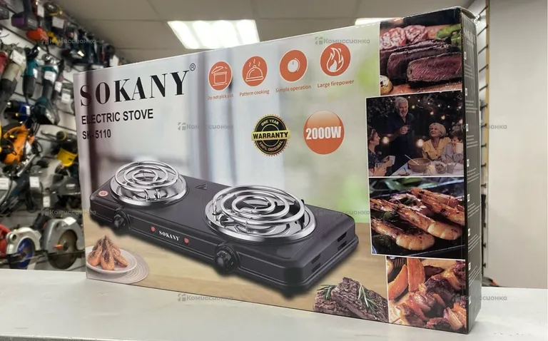 Электроплитка Sokany sk5110 2 комфорки