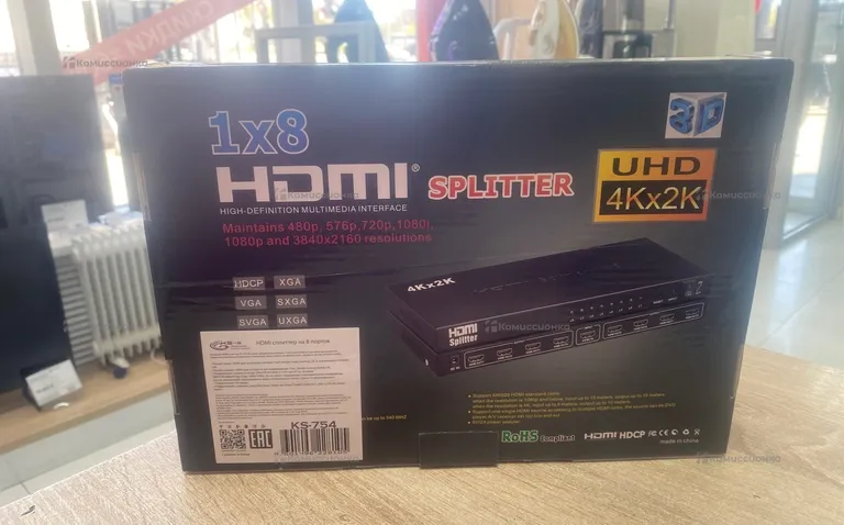 HDMI сплитер на 8 портов
