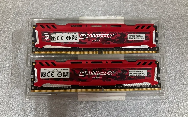 Оперативная память ballistix 8g 4g