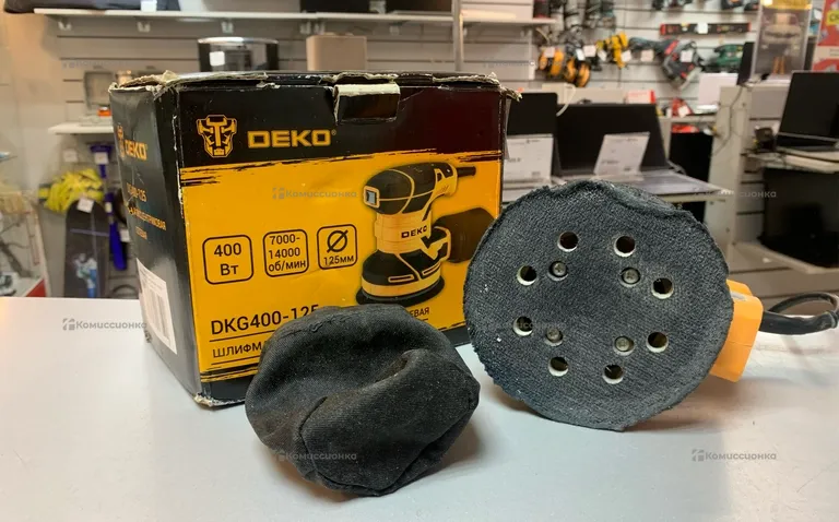Шлифмашина эксцентриковая Deko DKG400-125