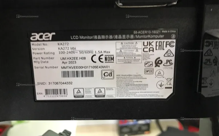 Монитор Acer KA272bi