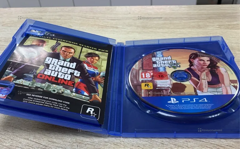 Диск Sony PS4 GTA 5