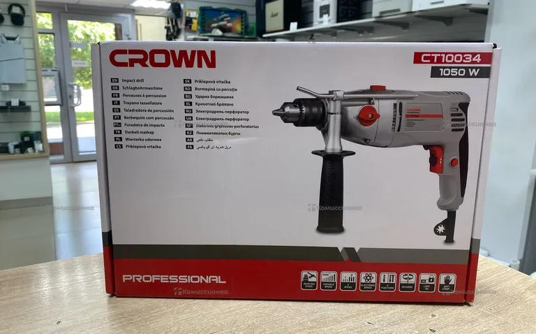 Ударная дрель CROWN CT10051