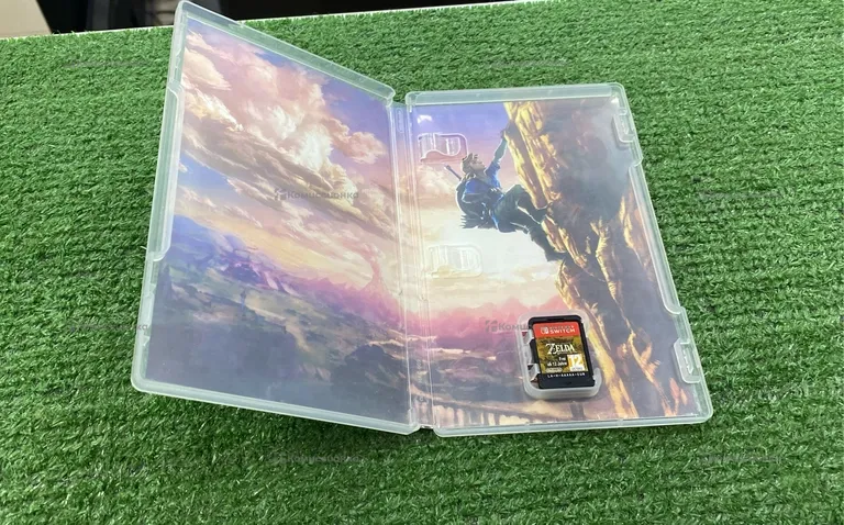 Приставка Nintendo картридж Zelda Breath of the Wi