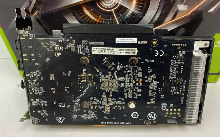 Видеокарта Gigabyte Nvidia GeFroce RTX 3050 8Gb