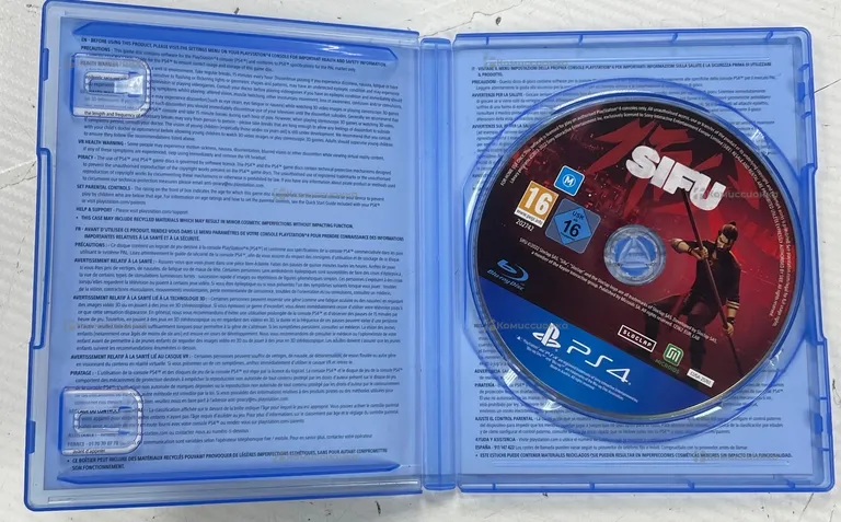 PS4. диск Sifu
