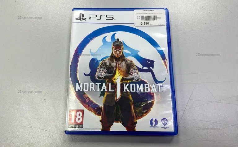 Диск на PlayStation 5 mortal combat 1