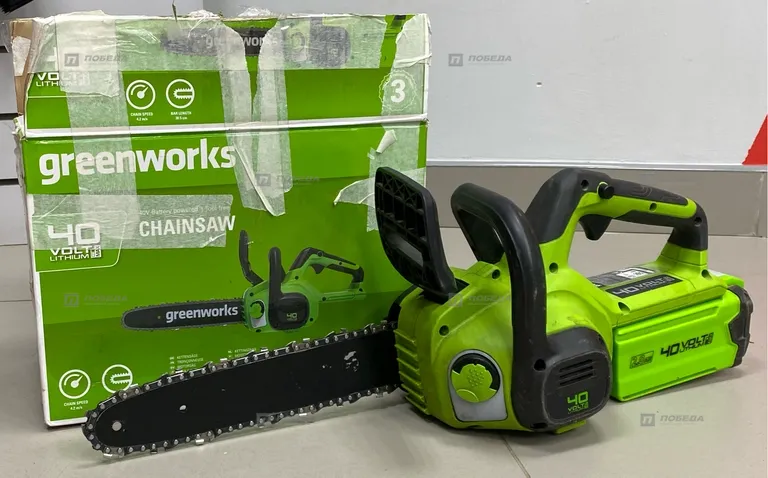 Аккумуляторная пила Greenworks G40CS30