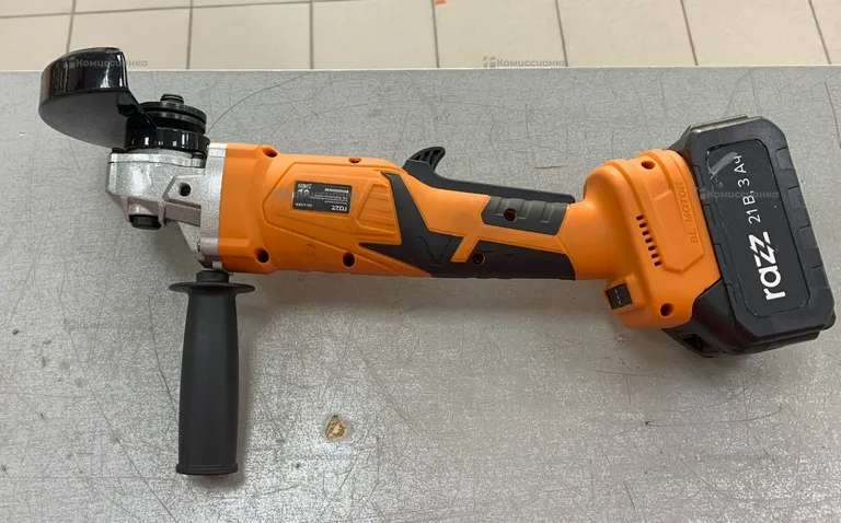 Аккумуляторная УШМ Razz ag-213kr.