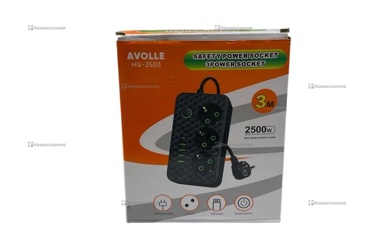 Сетевой фильтр avolle hg-2503