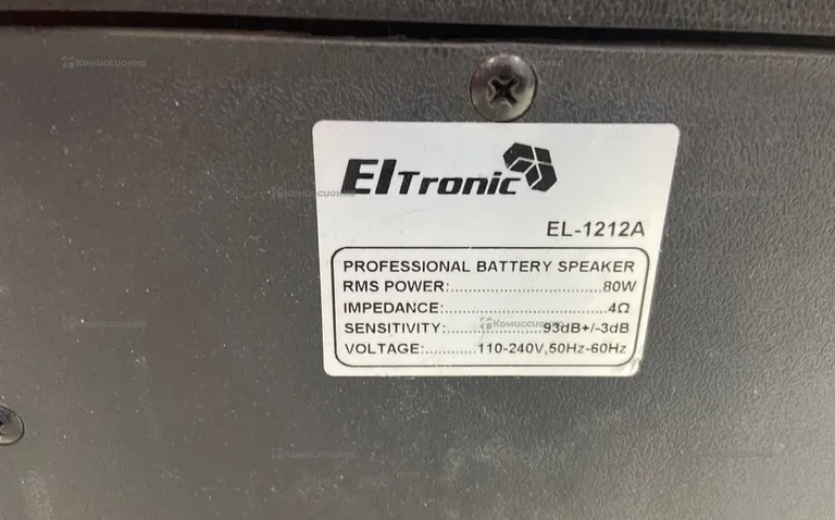 Колонка  eltronic 1212a