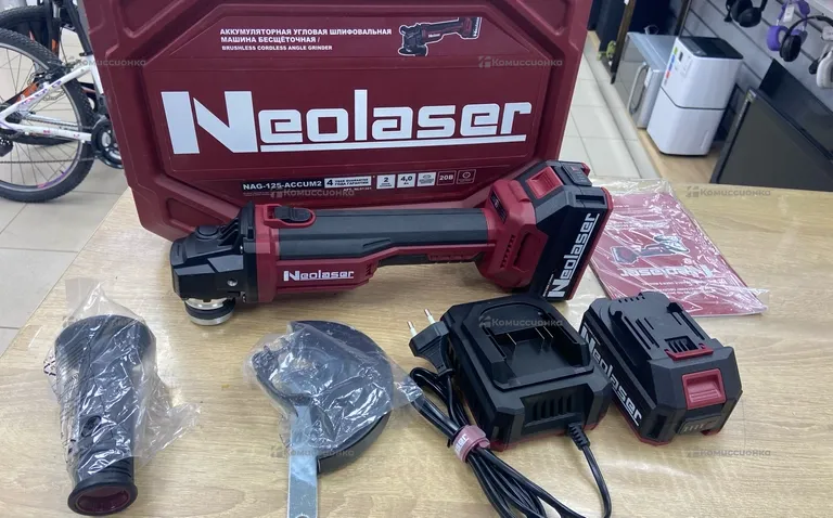 УШМ бесщеточная аккумуляторная Neolaser NAG-125-AC