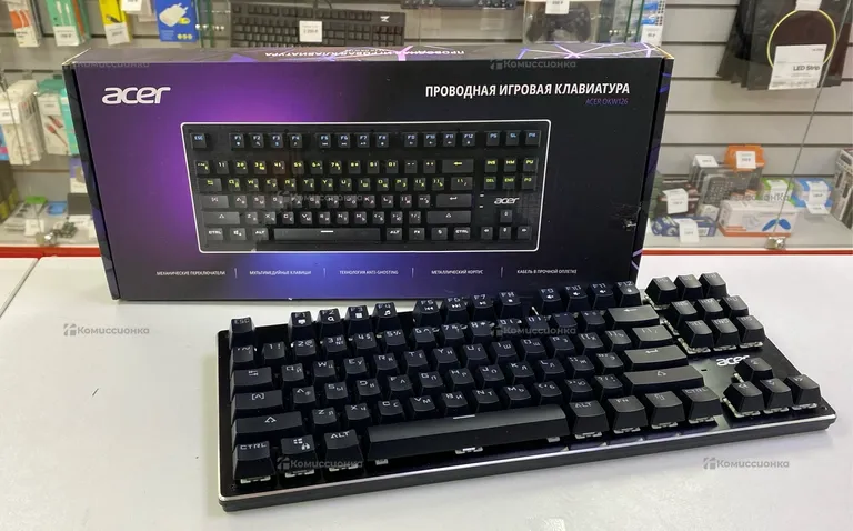 3 в 1 Клавиатура Acer OKW126+Игровая мышь Logitech