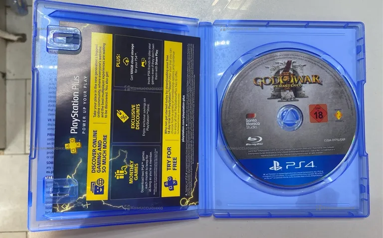PS4. God Of War Remastered