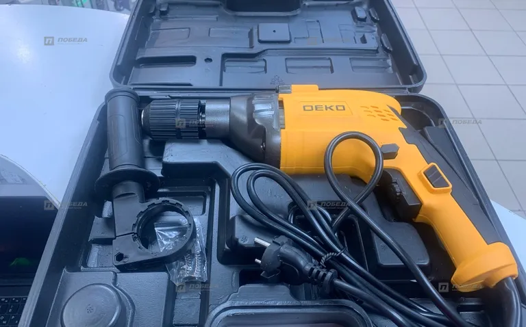 Ударная сетевая дрель DEKO DKID1200W в кейсе