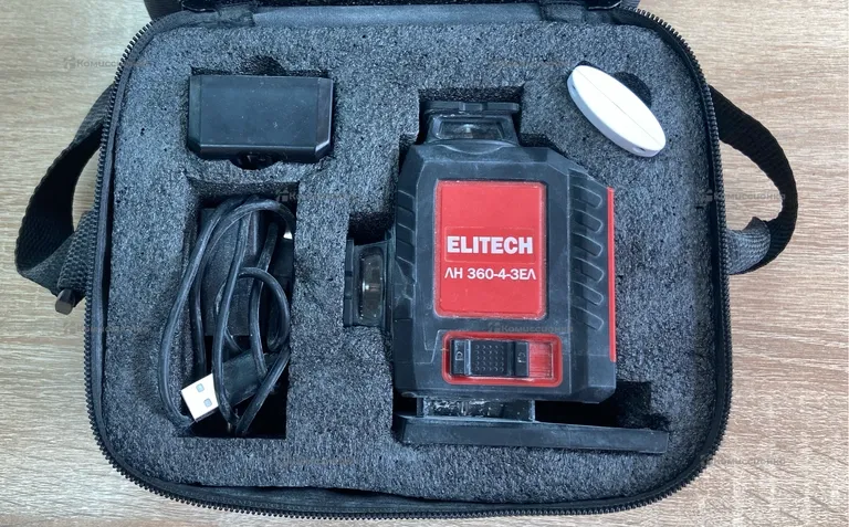 Лазерный нивелир Elitech ЛН 360-4-ЗЕЛ