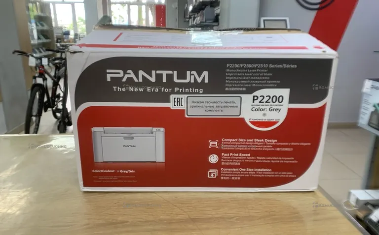 Принтер лазерный Pantum P2200 (СЕРЫЙ) A4