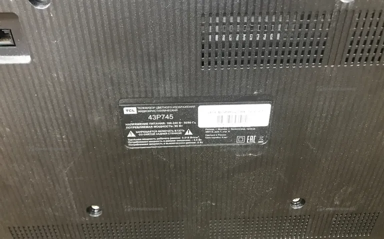 Телевизор TCL 43P637