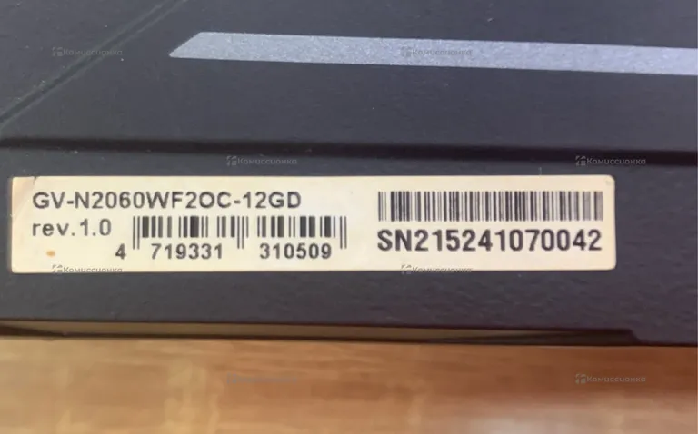 Видеокарта Gigabyte GTX2060 12gb