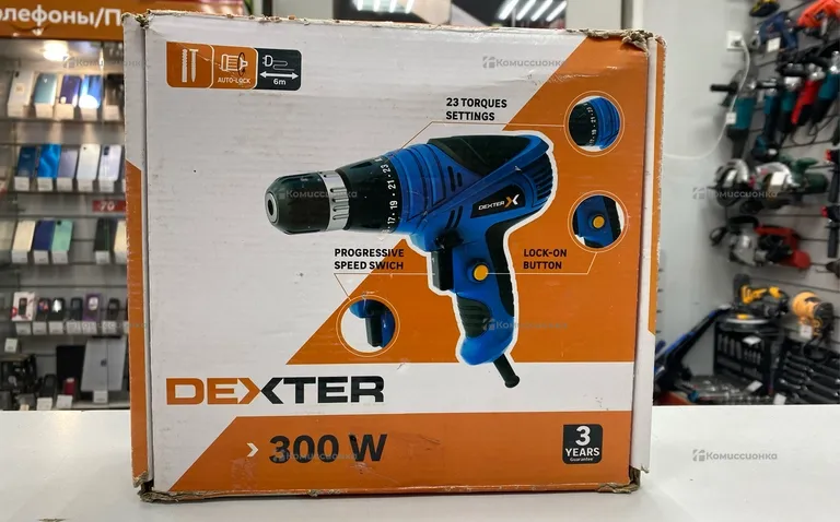 Электрическая дрель Dexter 300sd2-23.5