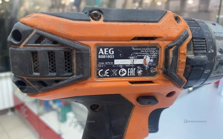 Дрель-Шуруповерт AEG BSB18G3