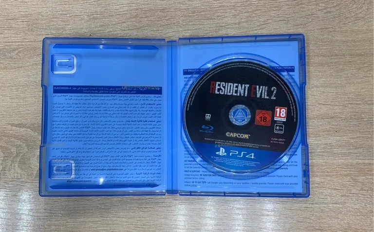 Диск для ps4 resident evil 2