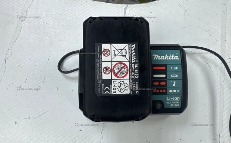 Зарядное устройство Makita DC18wa + АКБ 18в 1.5а